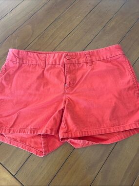 GAP Hadley Orange Shorts Size 8 | Casual Summer Chino Shorts
